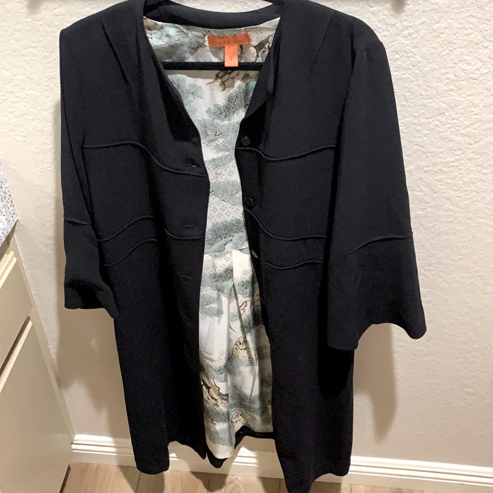 🔥SALE 4/$20‼️ HARAI Black long Suit Coat